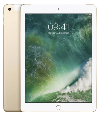 Apple iPad 5 2017 LTE A1823 32 GB gold Tablet iOS - Bild 1 von 2
