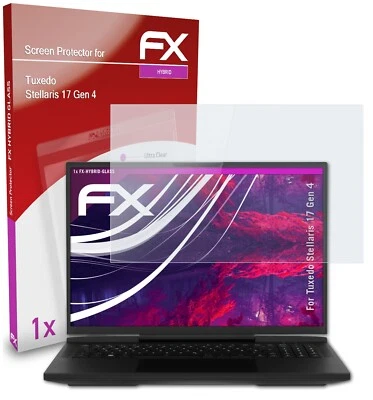 atFoliX Pellicola Vetro per Tuxedo Stellaris 17 Gen 4 9H Armatura di protezione - Immagine 1 di 4