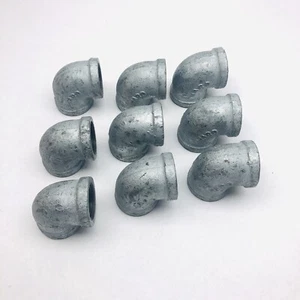 LOTS OF 9 WARD 1" GALVANIZED 90 DEGREE ELBOW - Picture 1 of 4