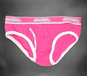 AussieBum Men's Cotton 'Candy' Brief Underwear Size S M XL Pink NWT! - Picture 1 of 7