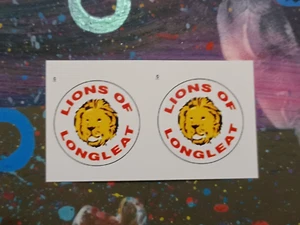 Corgi GS8 Lions of Longleat Reproduction Stickers ( Set of 2 ) - Picture 1 of 1