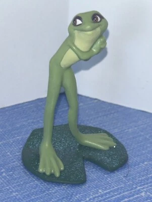 Disney Princesa y la Rana Tiana como Rana PVC Figura Brillo Lirio Pad Foto 1 de 4