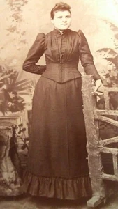 1892 Antique *Original* John Fulsang Photography Cabinet Photo - Picture 1 of 5