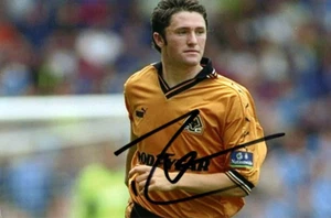 LOBOS, TOTTENHAM E IRLANDA: FOTO DE ACCIÓN FIRMADA POR ROBBIE KEANE 6x4 + certificado de autenticidad - Imagen 1 de 1