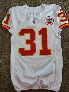 2011 Quinten Lawrence Kansas City Chiefs #31 Reebok Team Issued Jersey 44 Game - Picture 1 of 12