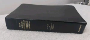Zondervan Bible 1978 KJV Concordance Reference Edition Vtg Black Leather - Picture 1 of 15