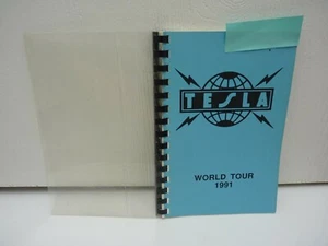 Vintage TESLA Tour Itinerario World Tour 1991 #2 - Foto 1 di 7