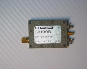 HP Agilent 33190B Switch Driver - +5, -12 V Bias, SMC, TTL - Picture 1 of 2