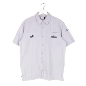 Camisa Puma WRC Rally Para Hombre Gris MEDIANO Manga Corta Abotonada - Imagen 1 de 17