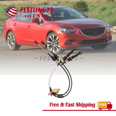 Manual Transmission Gear Shift Control Cable For Mazda 6 2003-2008 GK2C46500L - Image 1 of 4