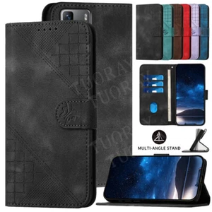 Leder Wallet Schutz Tasche Für Huawei Mate 70 60 Pro Nova 12 Pro Ultra Y70 Y72 - Picture 1 of 78