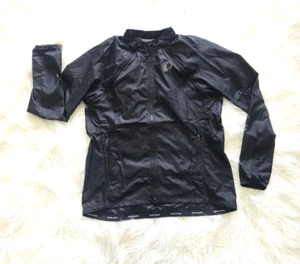 PEARL IZUMI Womens XL ~ Black ~ cycling wind breaker Jacket ~ Removable Sleeves - Picture 1 of 19