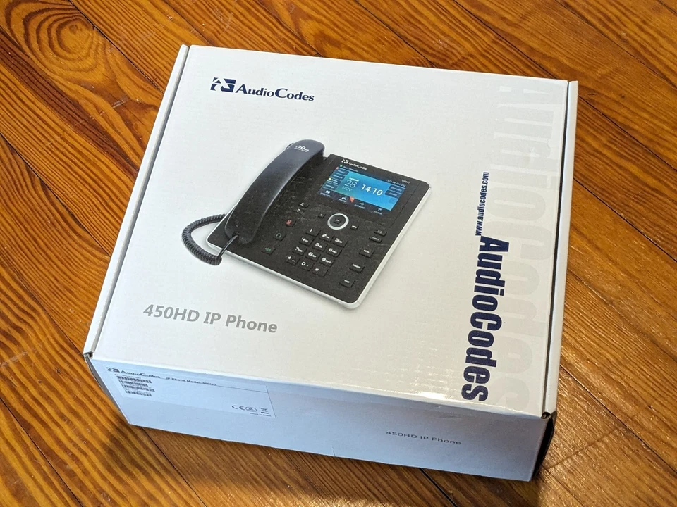 AudioCodes 450hd 8 Lines IP VoIP Phone Black UC450HDEG