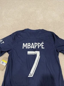 PSG Authentic Home Jersey- Mbappe #7 J Men’s Small 22/23 - Picture 1 of 6