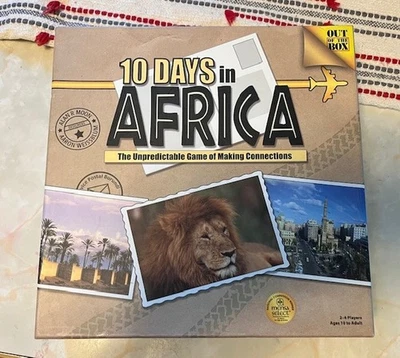 10 Days in Africa Board Game Out of the Box Games in good shape - Image 1 of 4