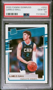 Panini Donruss #202 2020 Lamelo Ball Hornets PSA 10 - Imagen 1 de 2