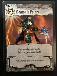 Wizards of Mickey Brama Di Potere - 125/115- Promo ITA - Il Torneo-NM - Imagen 1 de 2