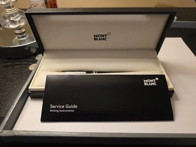 Bolígrafo Montblanc 2866 Meisterstuck Platinum Line Classique - negro Foto 1 de 4