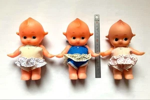 KEWPIE Puppe Lot 3 japanische große SM Vintage Cupie QP Engelsflügel Baby Figur Japan - Bild 1 von 4