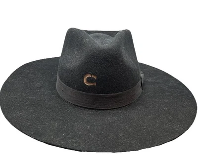 Charlie 1 Horse Highway Black Felt Western Hat  Sz M Ladies NWOT - Image 1 of 4