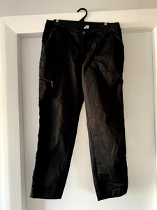 Kathmandu womens black pants size 14 cargo hiking camping - Picture 1 of 8