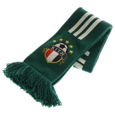 KITH Kiss 25SS Adidas Fútbol Bufanda Tejido Silenciador Verde JN3603 Usado 847c31c0ba68 Foto 1 de 4