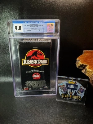 Jurassic Park (VHS-1994) MCA Home Video,  CGC Graded (9.8-A+) MINTY  - Image 1 of 4
