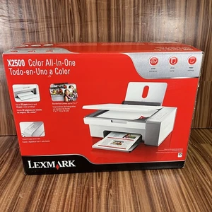 Lexmark X2500 Color All-In-One Printer Scan Copy Print Borderless Photo New - Picture 1 of 5