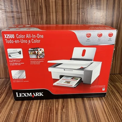 Lexmark X2500 Color All-In-One Printer Scan Copy Print Borderless Photo New - Image 1 of 4