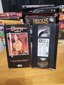 Conan the Destroyer VHS 1984 Arnold Schwarzenegger Rare Vintage Video Tape - Picture 1 of 8