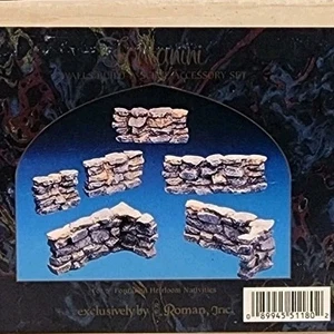 Build-A-Scene Accessory Set Fontanini Heirloom Nativity Walls 5-7.5" Scale 51180 - Picture 1 of 24