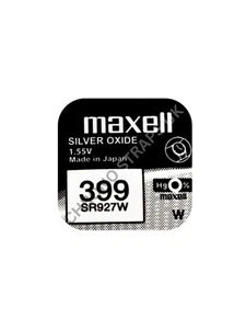 Maxell 399 / SR927W Silver Oxide Watch Battery - Picture 1 of 1