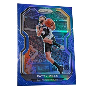 2020-21 Panini Prizm PATTY MILLS #66 True Blue Prizm San Antonio Spurs #163/199 - Picture 1 of 2