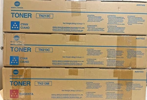Konica Minolta (2)TN213C 213M Tonerkartuschen Cyan/Magenta für Bizhub NEU! - Bild 1 von 3