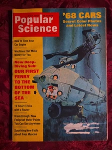POPULAR SCIENCE Magazine July 1967 Deep SUBMARINE 68 Cars - Picture 1 of 1