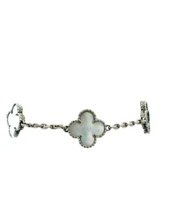Van Cleef & Arpels 18K White Gold MOP Vintage Bracelet - Picture 1 of 5