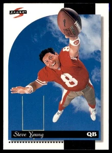 1996 Score - Steve Young #187 - Picture 1 of 2