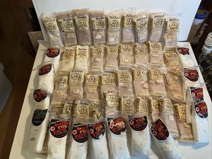 Gran Lote Alfombra Hilo Cierre Gancho MCM Retro Colores Neutros Beige Blanco 50 Paquetes #3 - Imagen 1 de 9