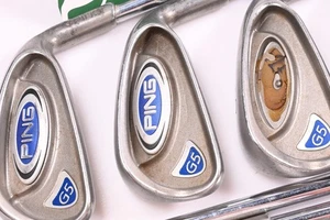 Ping G5 Irons / 4-PW+SW / Silver Dot / Regular Flex Steel Shafts - Picture 1 of 7