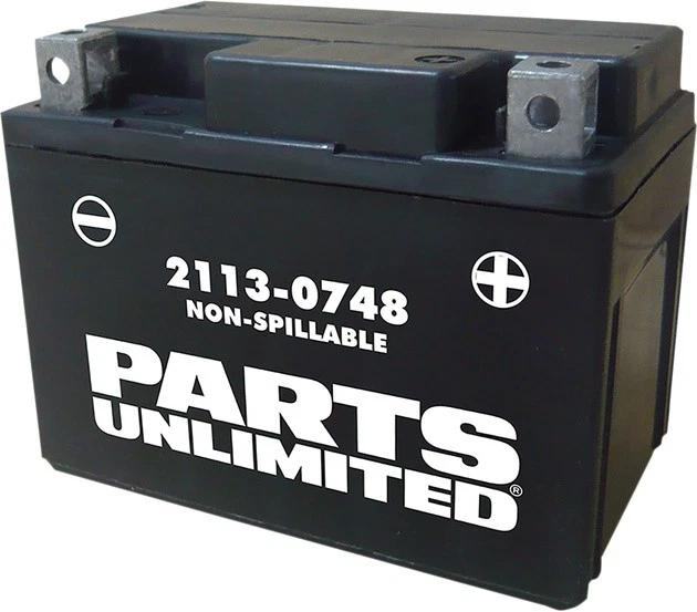 Parts Unlimited AGM Maintenance Free Battery 12V YTX4L #266539 for Honda/Yamaha - Image 1 of 1