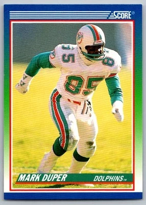 1990 Score Mark Duper Miami Dolphins #401 - Image 1 of 2