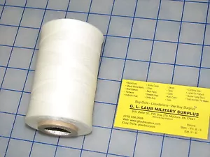 *white nylon tape lacing and tying type 1 finish C size 4 500 yards 25lbs test - Picture 1 of 2