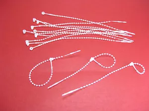 Chiusura etichetta plastica anello di sicurezza regolabile 5" 500 pz cravatta cavo - Foto 1 di 2