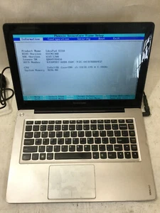 LENOVO IDEAPAD U310 - BOOTS TO BIOS - INTEL I5 3317U - 4GB RAM - READ DESCRIP-BB - Picture 1 of 8