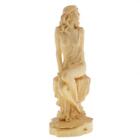 Hand Carving Boxwood Ornaments Beauty Figurine Statue Toy