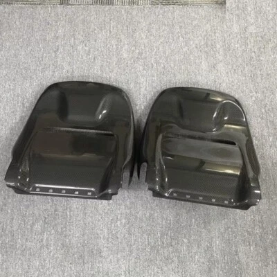 Tapa trasera de asiento de coche de fibra de carbono seca para Mercedes Benz W464 G500 G63AMG Foto 1 de 4