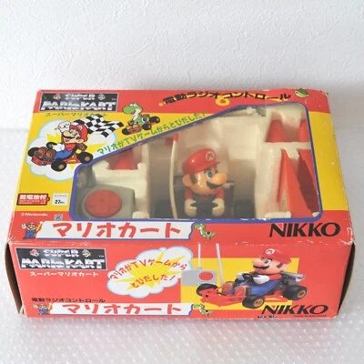 Selten Nikko Super Mario Kart RC Car 27MHz W / Kiste – Nintendo Retro 1990s - Bild 1 von 4
