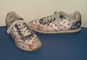 COACH Women's Size 10B Tennis Shoes Sneakers Patchwork Floral - Picture 1 of 9