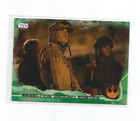 REBELLION GROUND FORCES 2016 TOPPS STAR WARS ROGUE ONE GREEN PARALLEL CARD #85