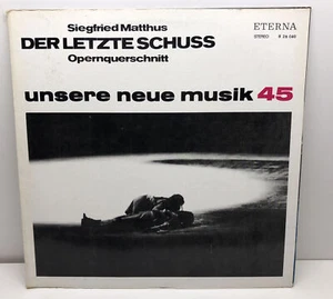 Siegfried Matthus (+ Widmung) Der letzte Schuss Vinyl LP 1970 Eterna 826040 - Bild 1 von 8